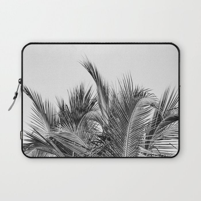 Tropical Black And White Photograph - No 13 Laptop Sleeve Gallery Image 1