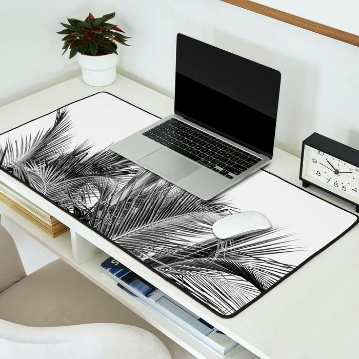 Tropical Black And White Photograph - No 13 Desk Mat Gallery Image 2