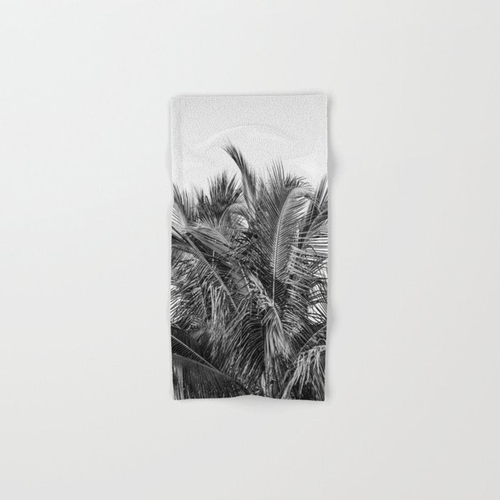 Tropical Black And White Photograph - No 13 Bath Towel Gallery Image 1