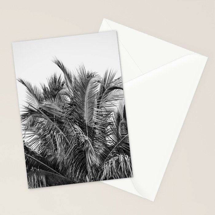 Tropical Black And White Photograph - No 13 Stationery Card Gallery Image 2