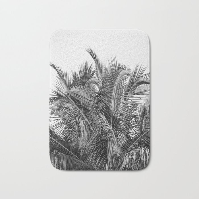 Tropical Black And White Photograph - No 13 Bath Mat Gallery Image 1
