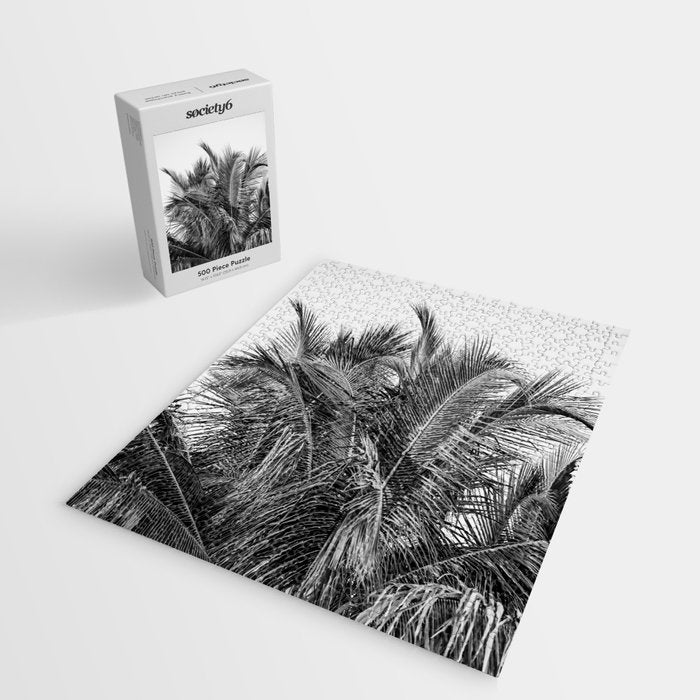 Tropical Black And White Photograph - No 13 Jigsaw Puzzle Gallery Image 2