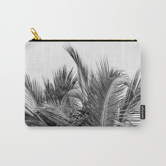 Tropical Black And White Photograph - No 13 Carry All Pouch Gallery Image 1
