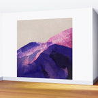 Pink hills abstract  Wall Mural Gallery Image 2