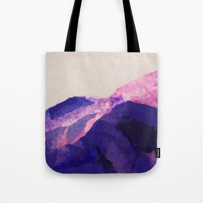 Pink hills abstract  Tote Bag Gallery Image 1