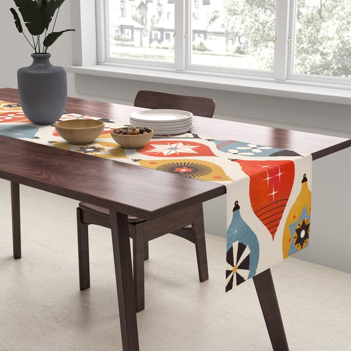 Christmas Tree Decorations Table Runner Gallery Image 2