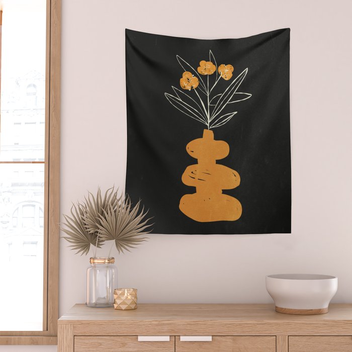 The Golden Vase 01 Wall Tapestry Gallery Image 2