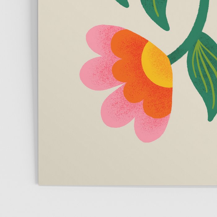 Symmetrical Flowers 1 Poster Gallery Image 3