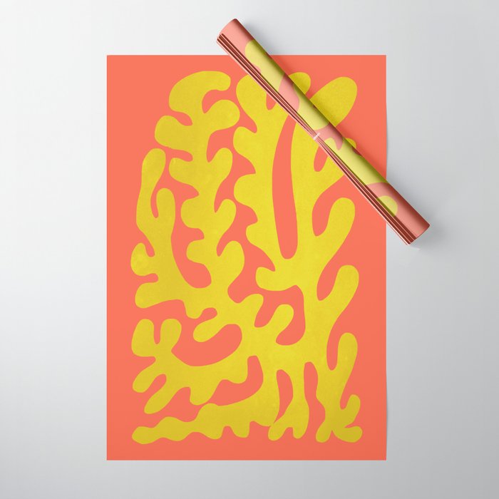 Sunflower & Tomato: Matisse Paper Cutouts 04 Wrapping Paper Gallery Image 1