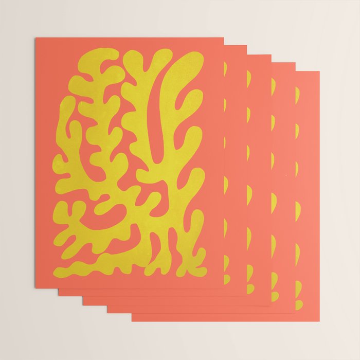 Sunflower & Tomato: Matisse Paper Cutouts 04 Wrapping Paper Gallery Image 3