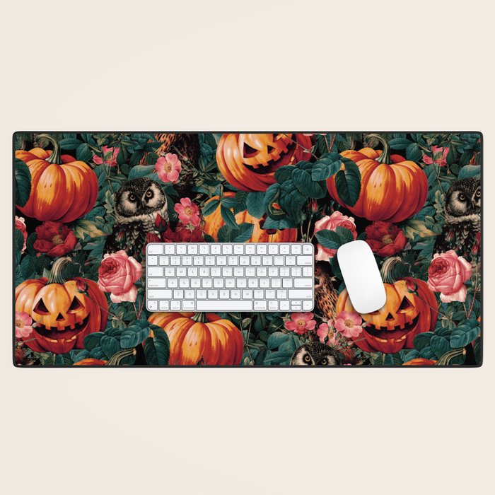 Owl Whisper in the Dark Desk Mat Gallery Image 1