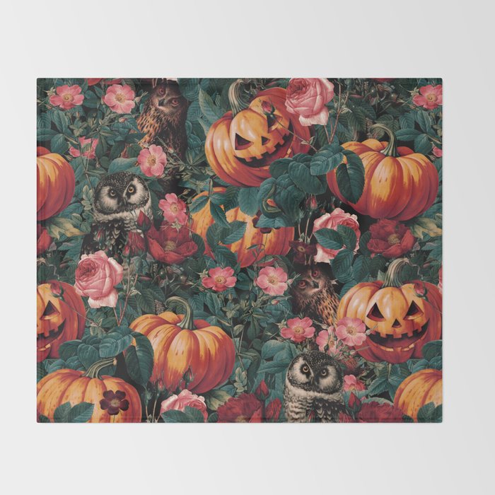 Owl Whisper in the Dark Throw Blanket Gallery Image 2