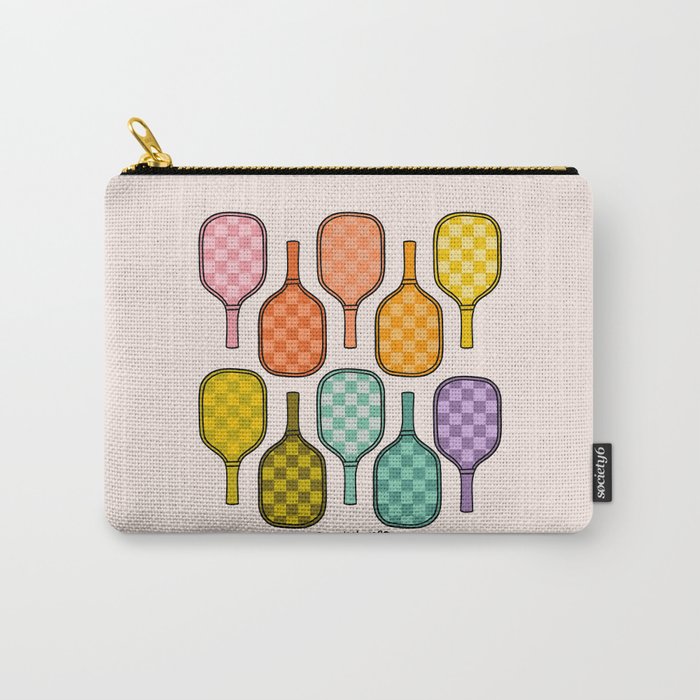 Rainbow Pickleball Paddles Carry All Pouch Gallery Image 1