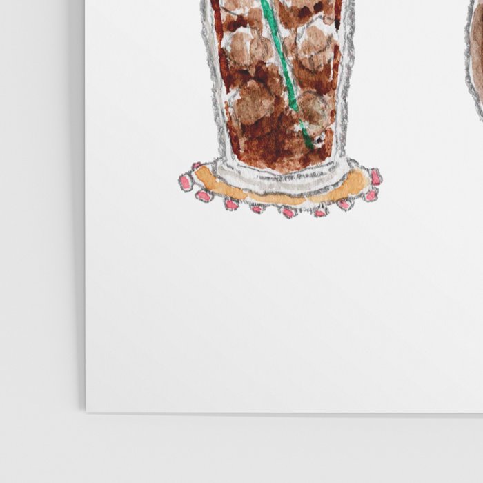 Iced Coffee Cat Poster Gallery Image 3