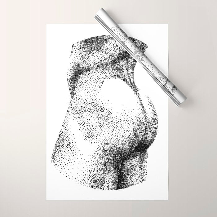 Peachy NOODDOOD Wrapping Paper Gallery Image 1