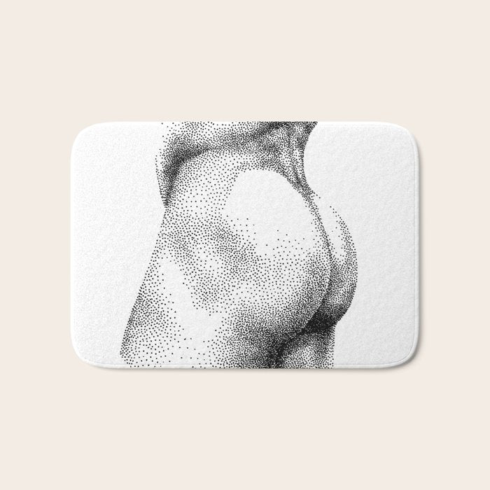 Peachy NOODDOOD Bath Mat Gallery Image 1