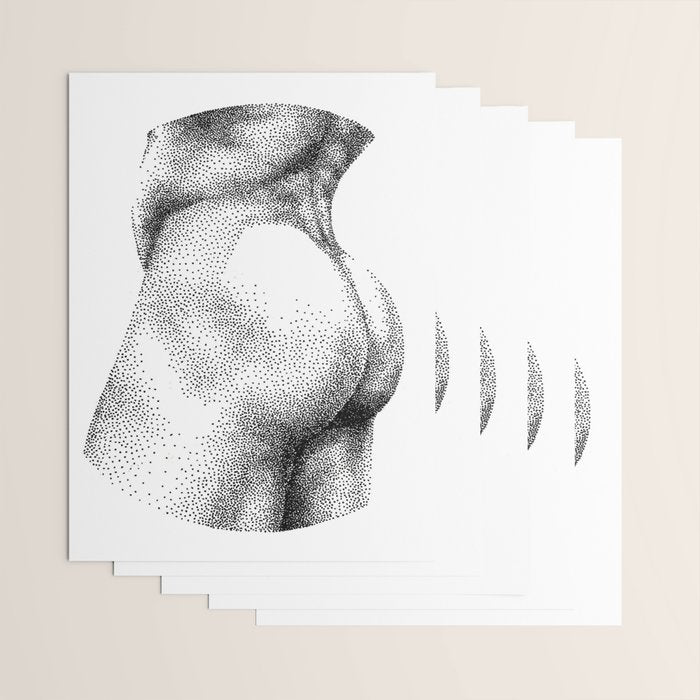 Peachy NOODDOOD Wrapping Paper Gallery Image 3