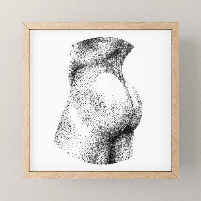 Peachy NOODDOOD Mini Art Print Gallery Image 1