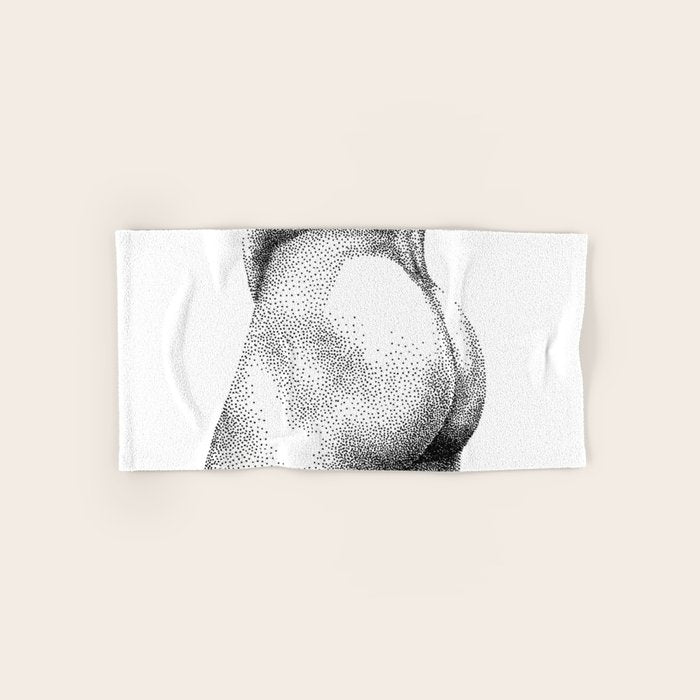 Peachy NOODDOOD Bath Towel Gallery Image 1