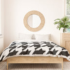 Classic Houndstooth Pattern Duvet Cover Gallery Image 3
