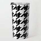 Classic Houndstooth Pattern Travel Mug Gallery Image 3