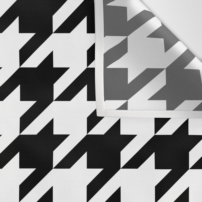 Classic Houndstooth Pattern Wall Tapestry Gallery Image 3