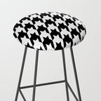 Classic Houndstooth Pattern Stool Gallery Image 2