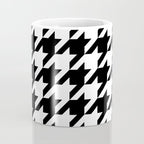 Classic Houndstooth Pattern Coffee Mug Gallery Image 4