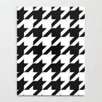 Classic Houndstooth Pattern Notebook Gallery Image 4