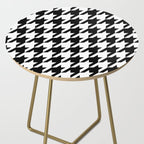 Classic Houndstooth Pattern Side Table Gallery Image 2