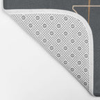Minimal Abstract Art Vase Flower 6 Bath Mat Gallery Image 2