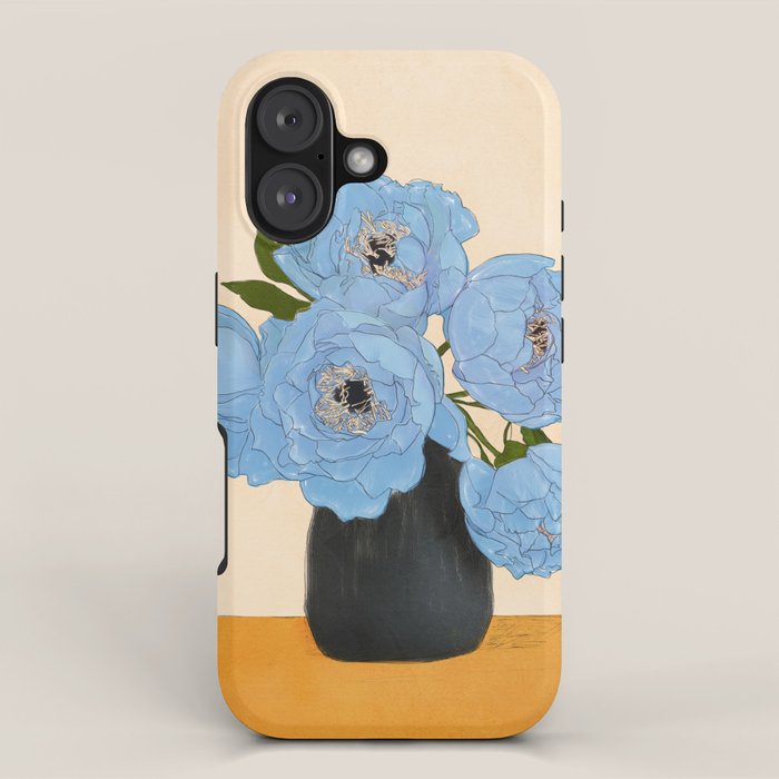 Bouquet Gift Blue iPhone Case Gallery Image 1