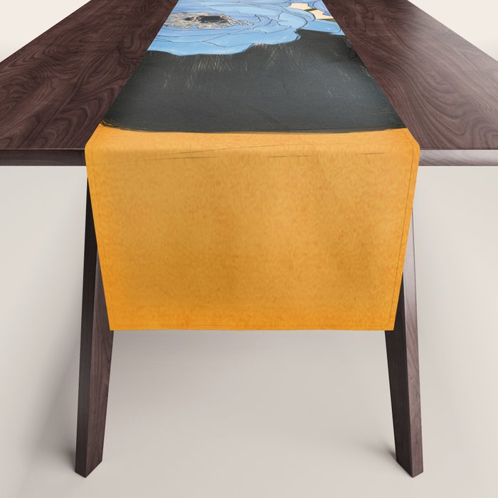 Bouquet Gift Blue Table Runner Gallery Image 1