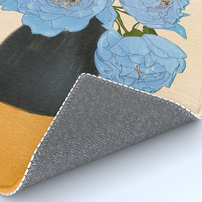 Bouquet Gift Blue Rug Gallery Image 4