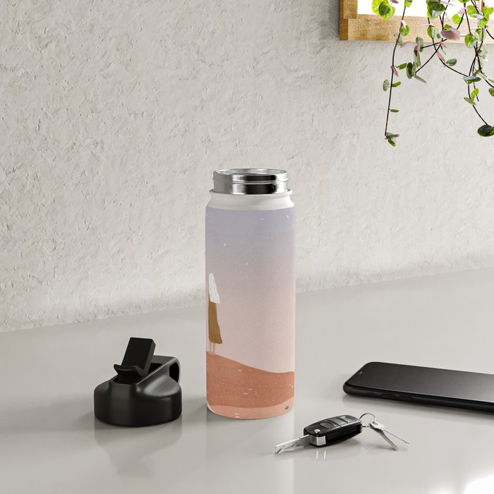 greet the dusk Water Bottle Gallery Image 4