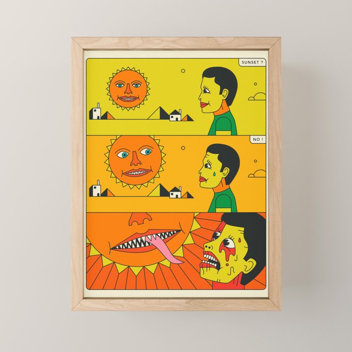 BAD SUN Mini Art Print Gallery Image 1