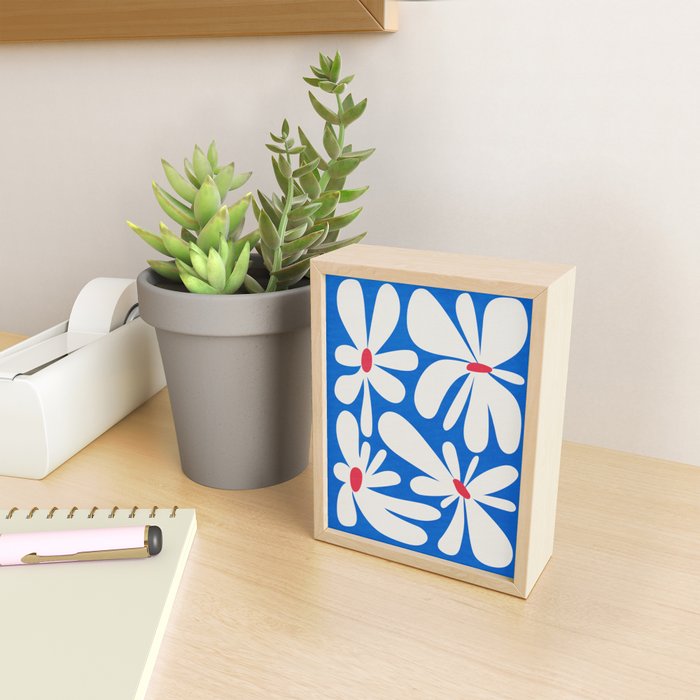 Bloom: Cobalt Blue Matisse Color Series 02 Mini Art Print Gallery Image 2