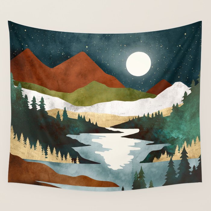 Fall Vista Wall Tapestry Gallery Image 1