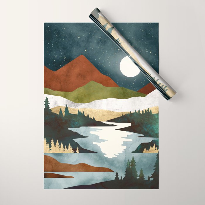 Fall Vista Wrapping Paper Gallery Image 1