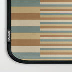 Mixed Stripes Pattern XXIII Natural Boho Laptop Sleeve Gallery Image 3