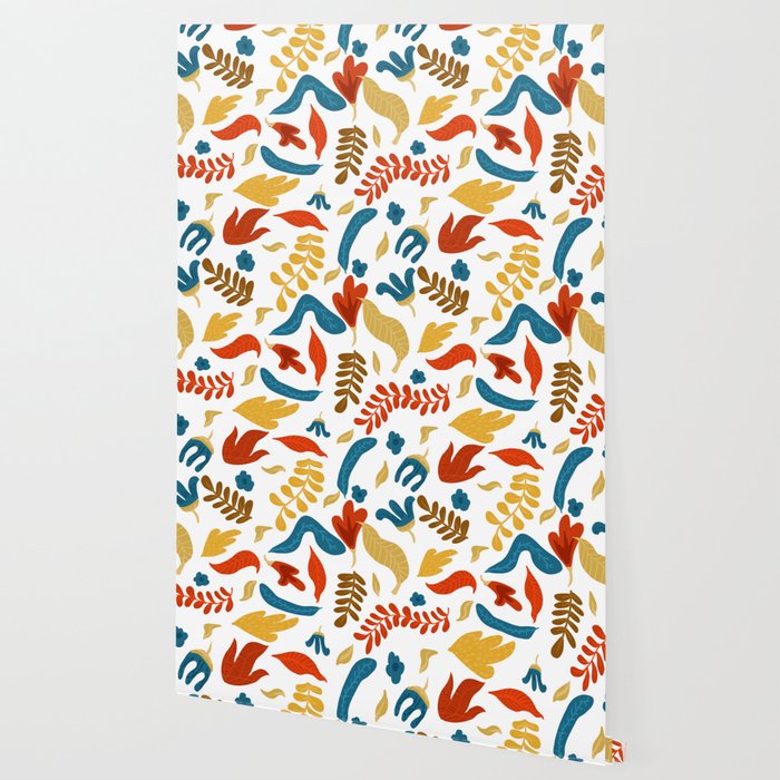 Echo of Innocence | Botanical Nature Eclectic Plants | Vintage Floral Rustic Spring Garden Blossom Wallpaper Gallery Image 2