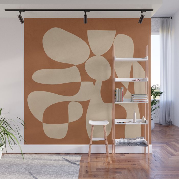 Modern Art Form 3 Wall Mural Gallery Image 1