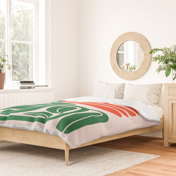 Pippin & Ferns: Les Fleurs | Flower Market 01 Duvet Cover Gallery Image 2