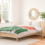 Pippin & Ferns: Les Fleurs | Flower Market 01 Duvet Cover Gallery Image 2