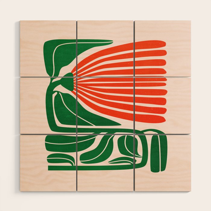 Pippin & Ferns: Les Fleurs | Flower Market 01 Wood Wall Art Gallery Image 1