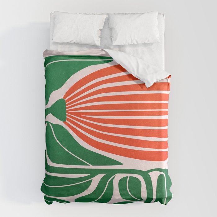 Pippin & Ferns: Les Fleurs | Flower Market 01 Duvet Cover Gallery Image 1