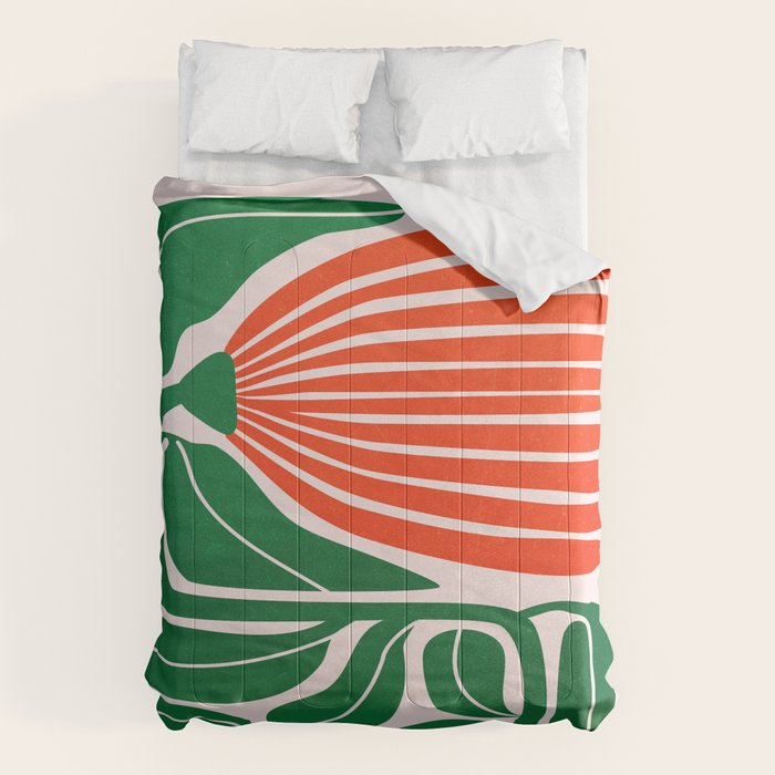 Pippin & Ferns: Les Fleurs | Flower Market 01 Comforter Gallery Image 1