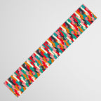 dachshund pattern- happy dogs Table Runner Gallery Image 3