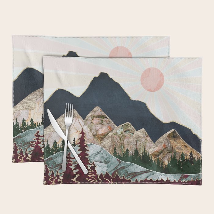 Retro Autumn Vista Placemat Gallery Image 1