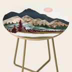 Retro Autumn Vista Side Table Gallery Image 2